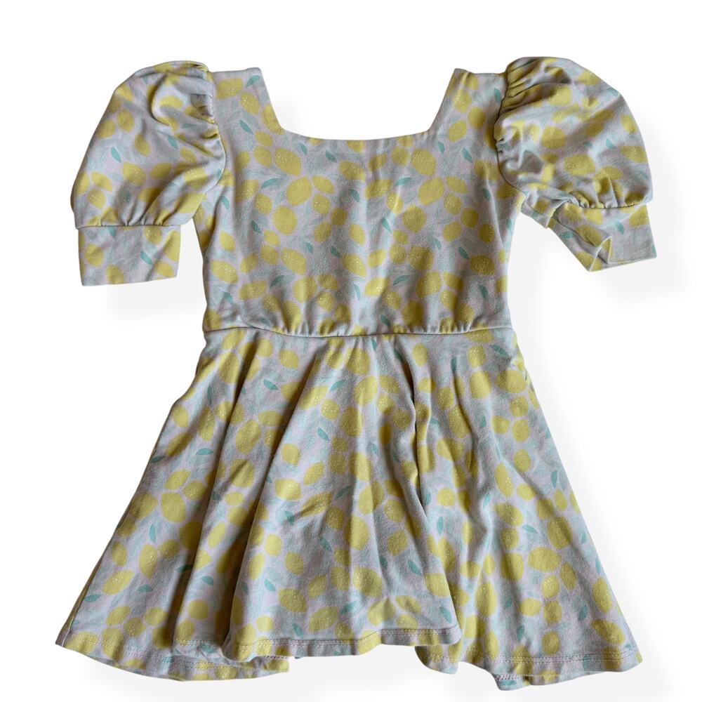 Remie Girl Lemons Adalie Twirl Dress Bodysuit Girls 6